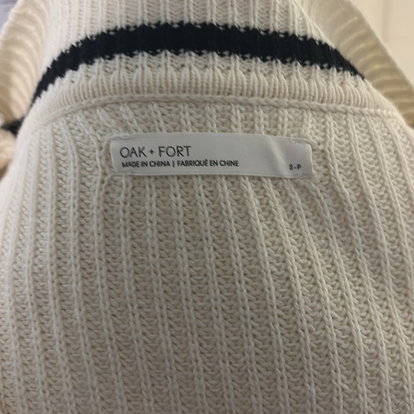 Oak + Fort Cropped Academy style Sweater - Picture 7 of 8